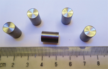 Figure 1: Typical appearance of the Ti–6Al–4V alloy specimens.