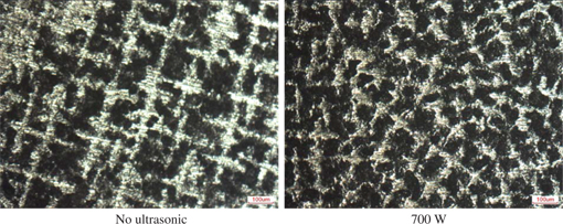 Figure 7: Secondary dendrites morphology in the center part of ESR ingot.