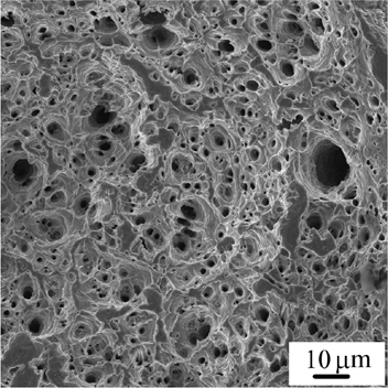 Figure 6: 
					Fracture at temperature of 473 K and strain rate of 1×10–4 s–1.
				