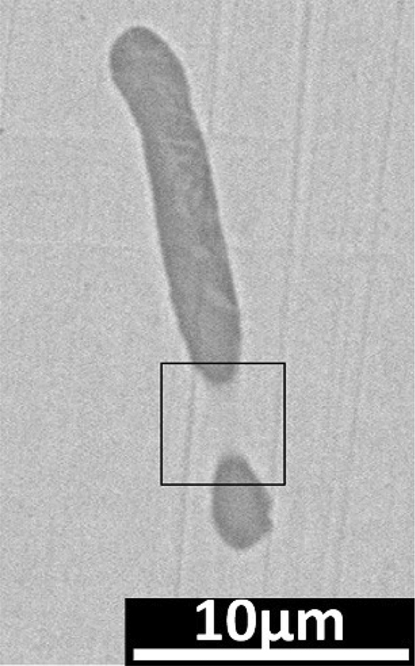 Figure 10: Point 2 microstructure before corrosion.
