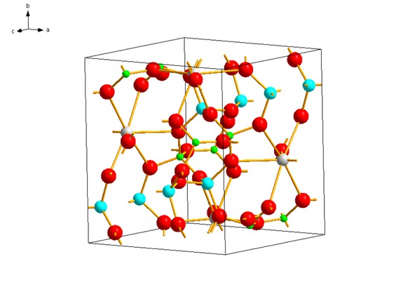 Figure 3 Simulated cell diagram with 12% B2O3 content