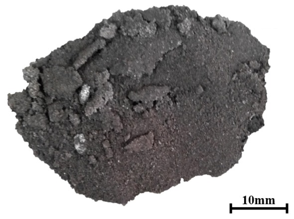 Figure 5 Morphology of reaction product containing SiO2