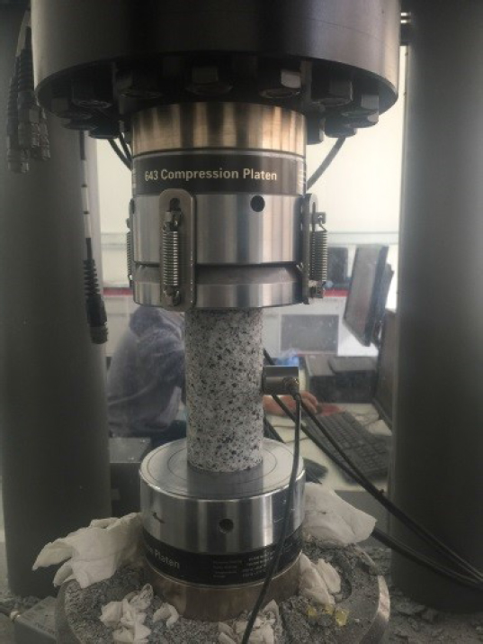 Figure 1 MTS816 servo-controlled rock mechanics experimental system