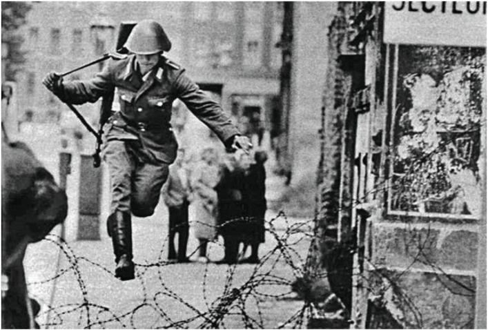 Figure 3 
            The Leap into Freedom (1961)