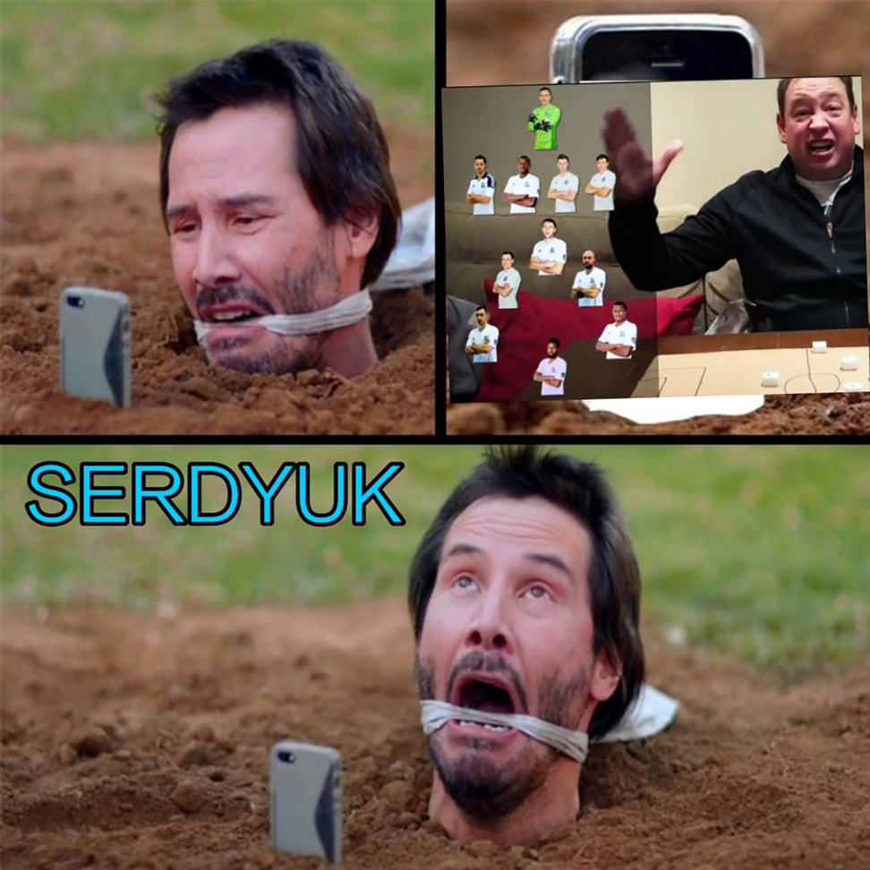 Figure 2: Leaving Serdyuk out of the starting line-up.https://www.facebook.com/photo.php?fbid=582409415815748&set=gm.254166642431350&type=3&theater&ifg=1.