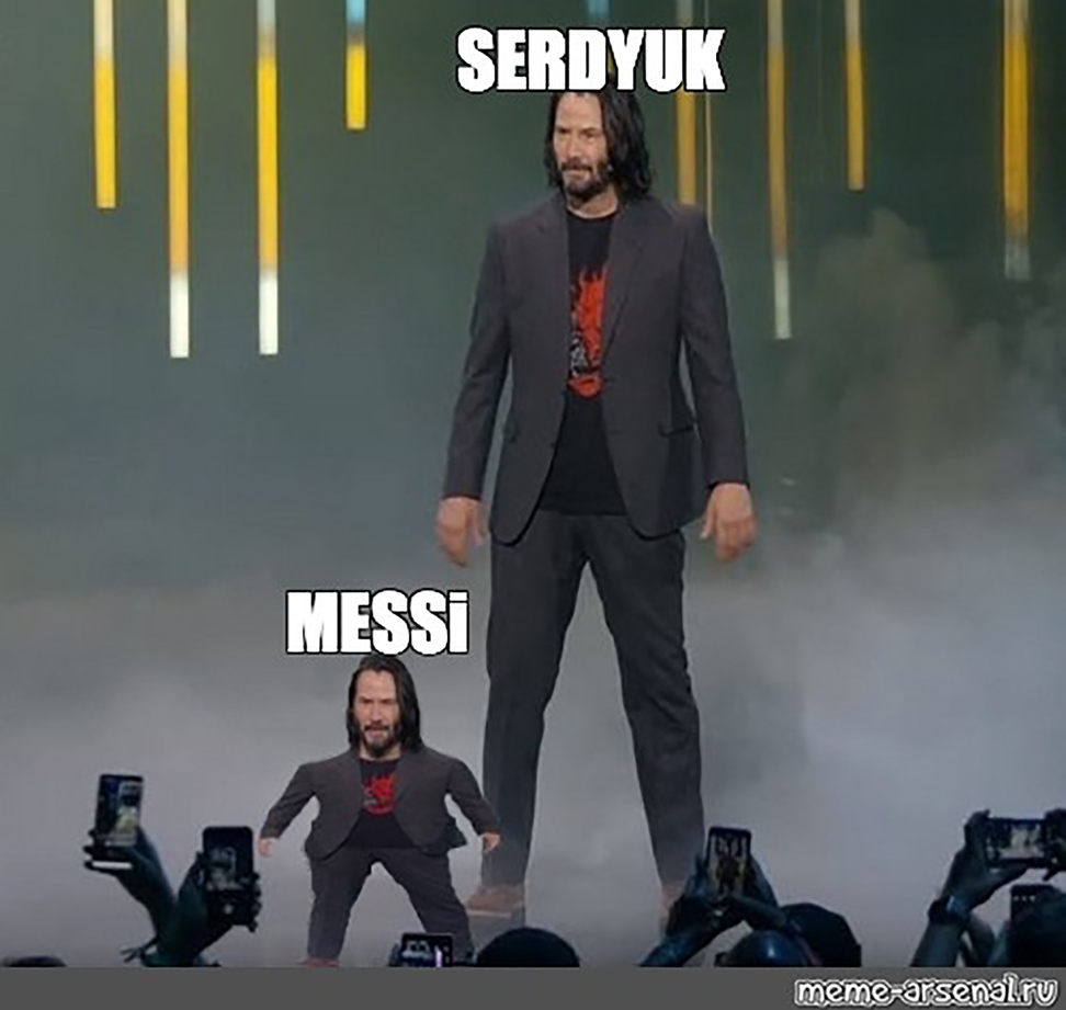Figure 3: Comparing FC Slutsk players to world-famous players such as Lionel Messi.https://www.facebook.com/photo.php?fbid=2744602875593191&set=gm.247773936403954&type=3&theater&ifg=1.