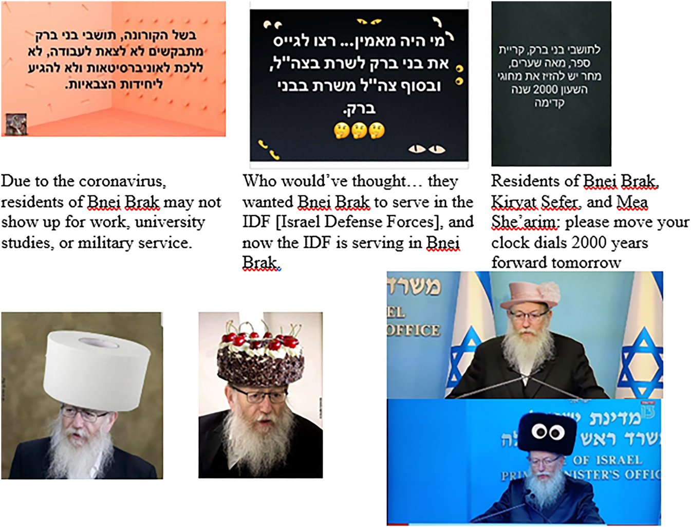 Figure 3: Text-based memes versus image-based memes.