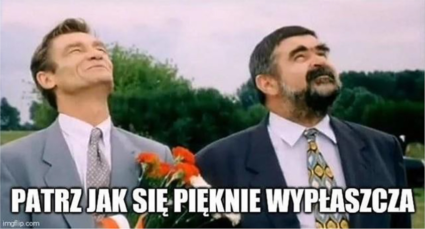 Figure 13: Kilerów Dwóch [Two Killers] (1999). Look how it is beautifully flattening.