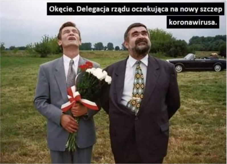 Figure 14: Kilerów Dwóch. Warsaw (Okęcie) Airport. The government delegation awaiting the new variant of coronavirus.