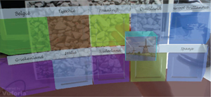 Figure 7 
            Simulated HMD view for no augmented hand.
          