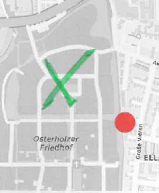 Figure 7 
            Cutout of map participant 3.
          