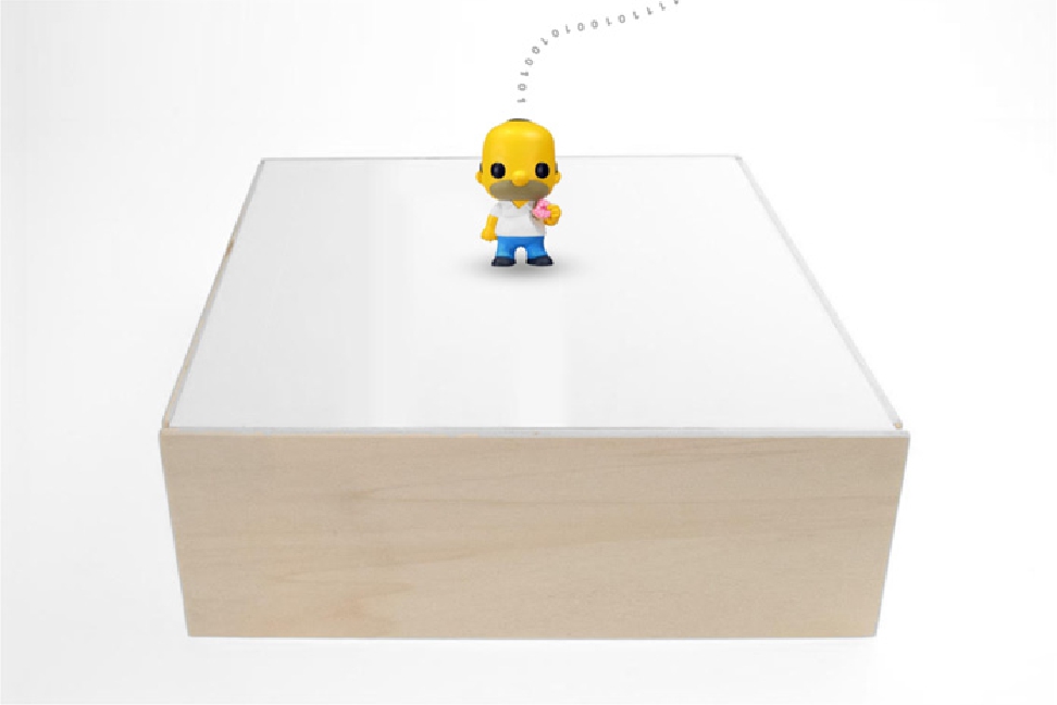 Figure 3 
            Personal Data Objects: a reader/writer for cloud data in everyday objects.
          