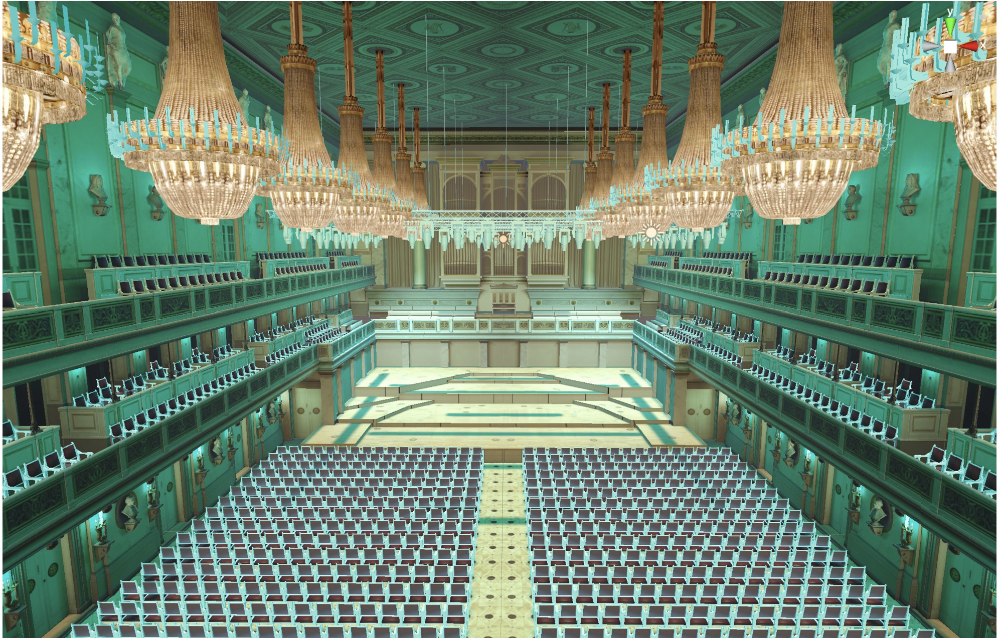 Figure 5 
            Unity scene after exporting.
          