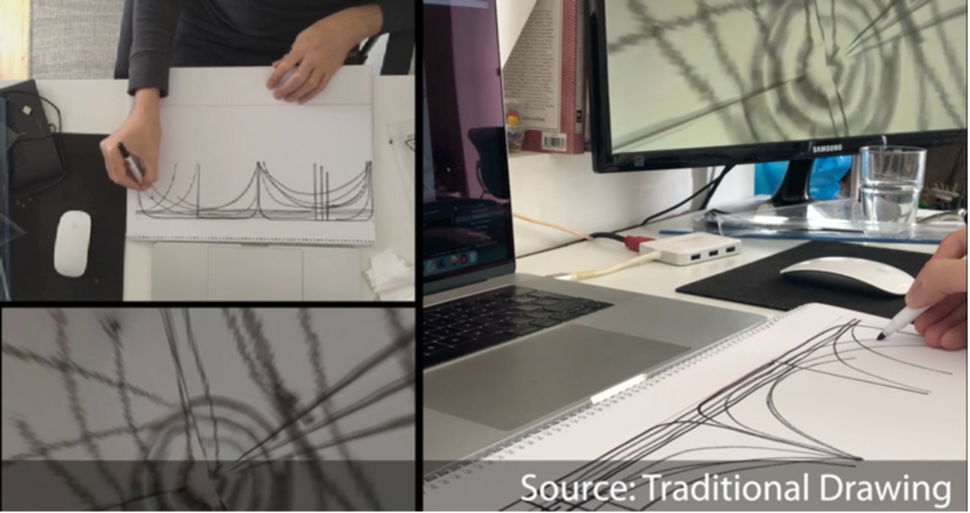 Figure 13 
            IN-1: input from a physical drawing.
          