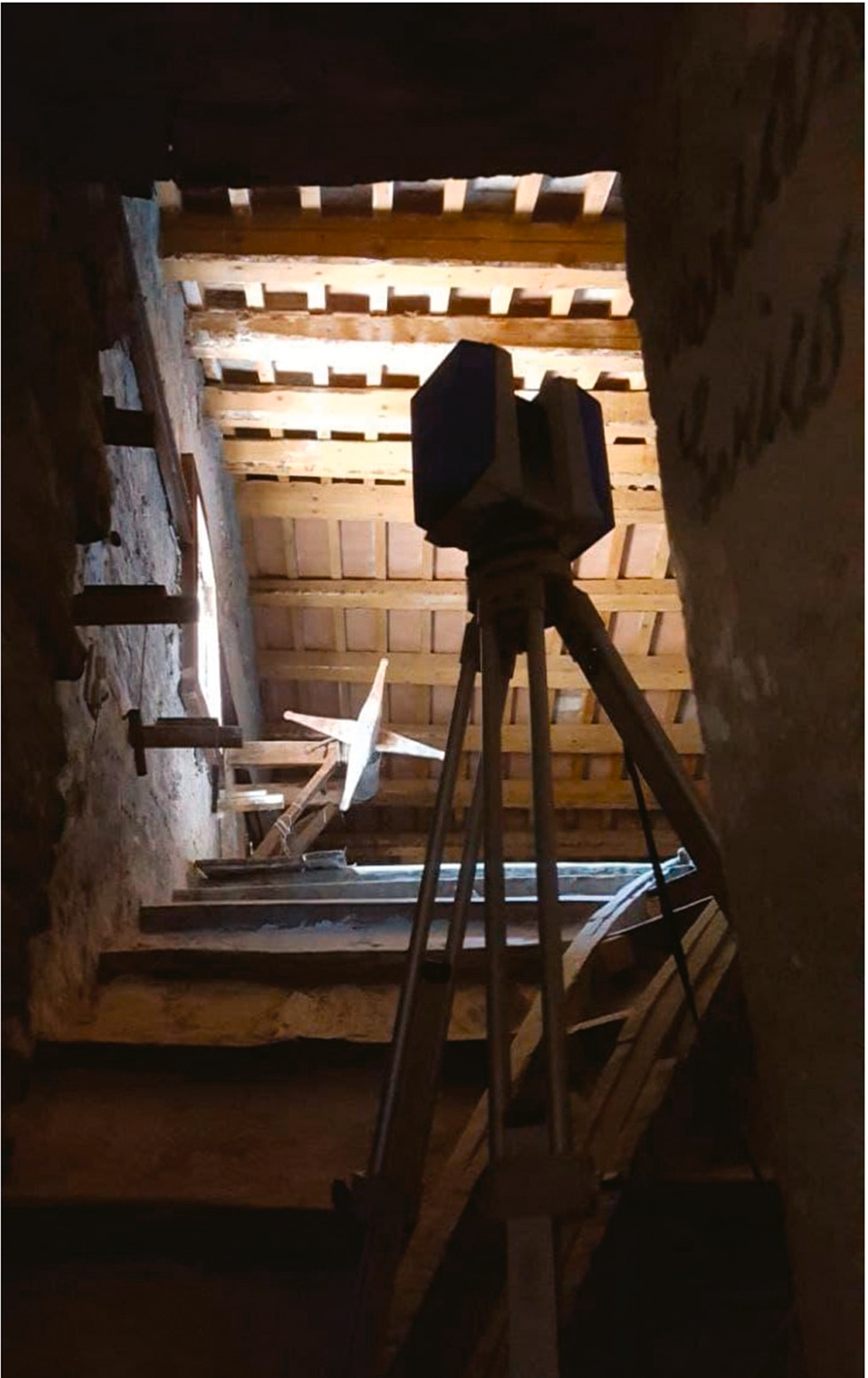 Figure 1 
              3D laser scanner survey (June 2020).
            