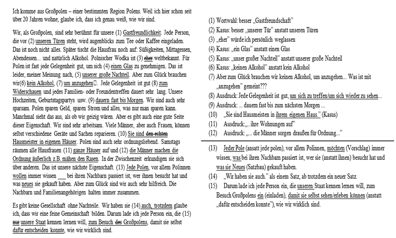 Abb. 2 
            Ein Beispiel für die im E-Mail-Projekt eingesetzten Korrektur- und Überarbeitungsverfahren.
          