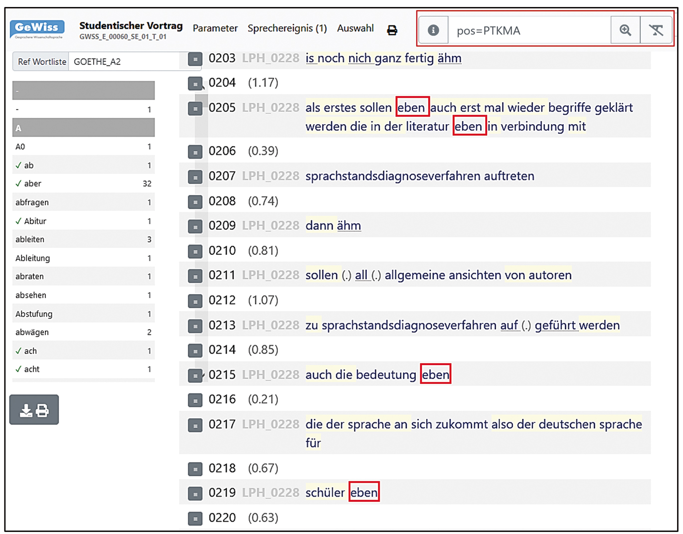Abbildung 4 
          Ausschnitt aus einem studentischen Vortrag in ZuViel (GWSS_E_00060_SE_01)
        