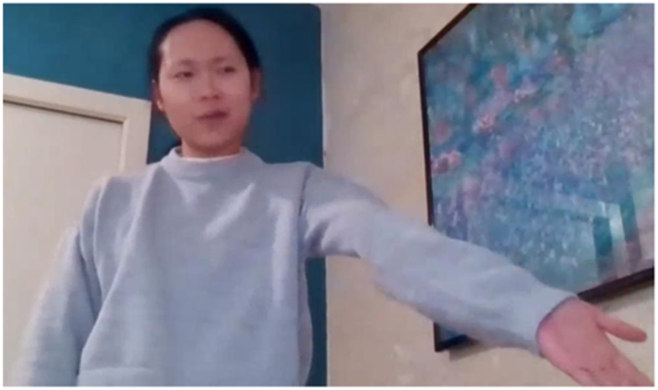Figure 27: 
Vietnamese speaker uttering sentence (17).
