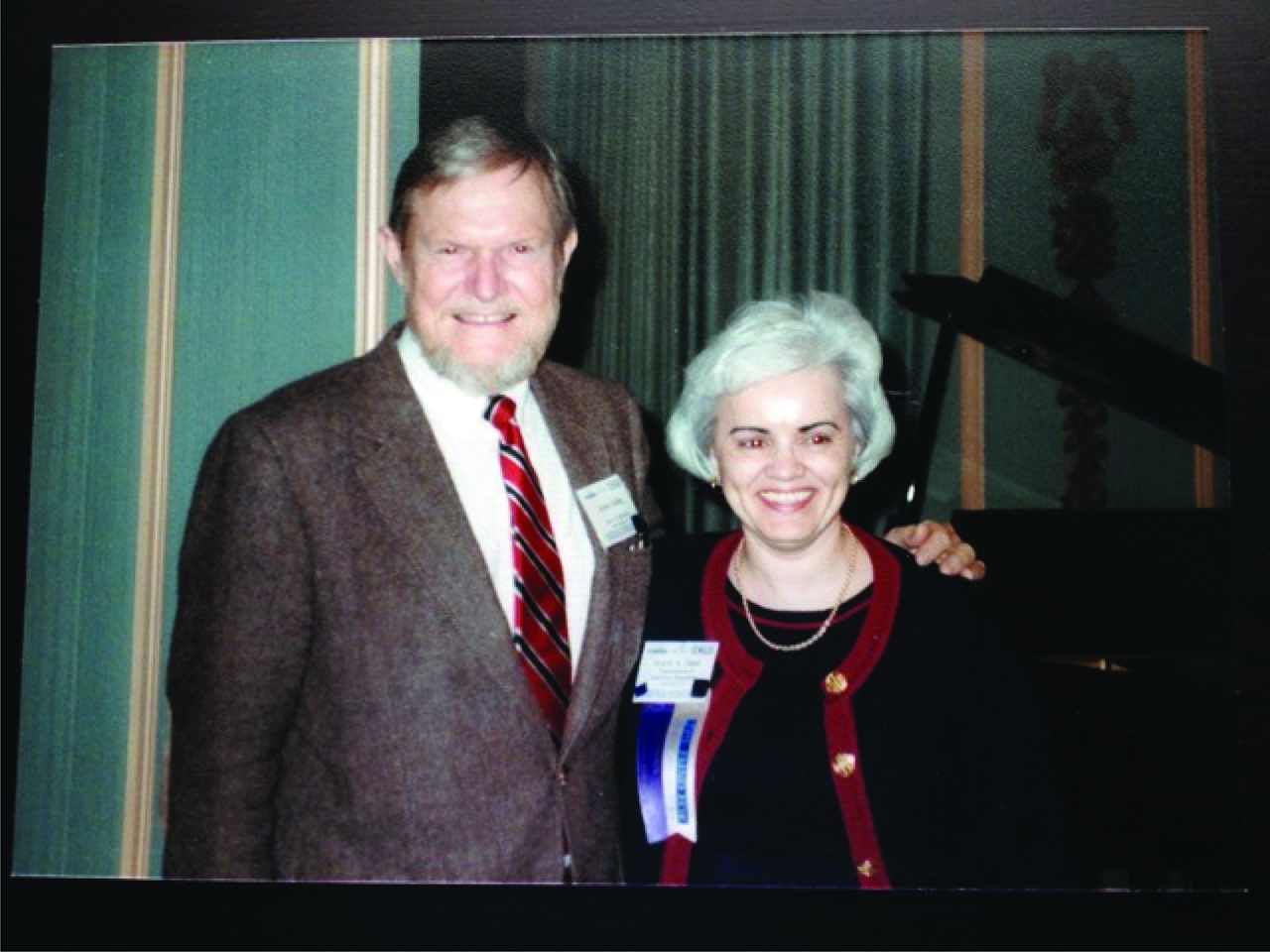 Figure 2: Arnita Jones and Robert Kelley.Organization of American Historians Meeting, St. Louis, 1989.