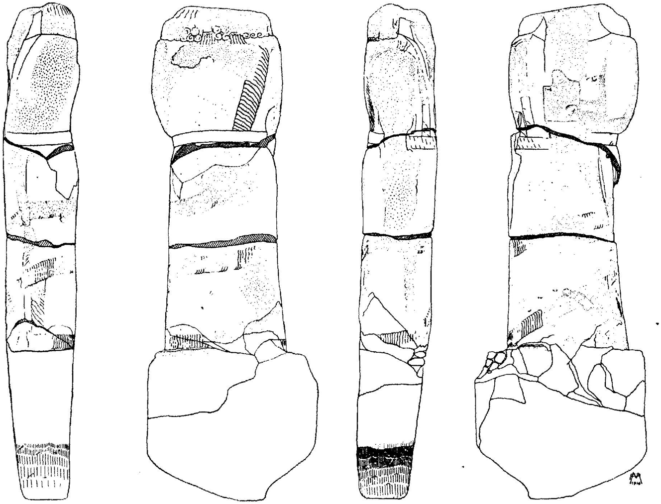 Figure 4: 
The eponym stele of Adad-nārārī II (Andrae 1913: 16, fig. 18).
