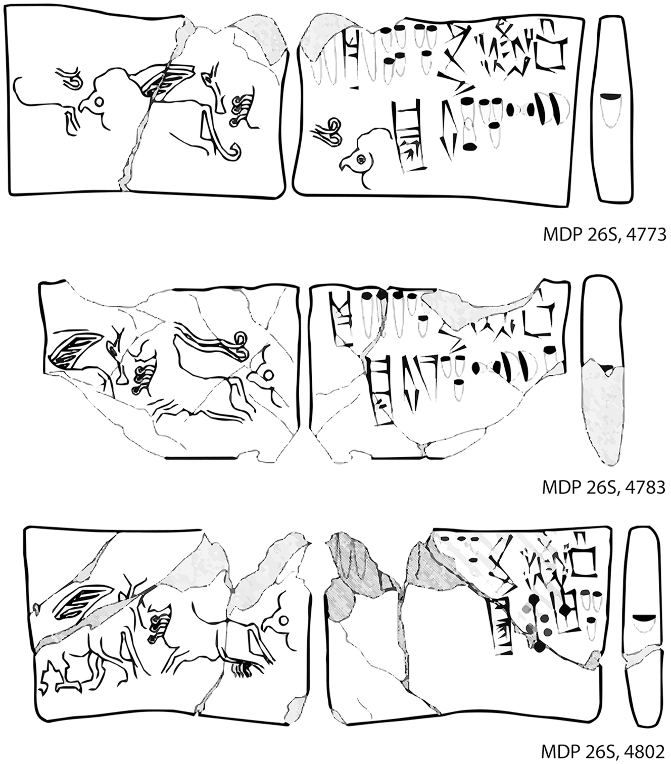 Figure 17:
Proto-Elamite tablets from Susa (after Dahl 2012: fig. 4).