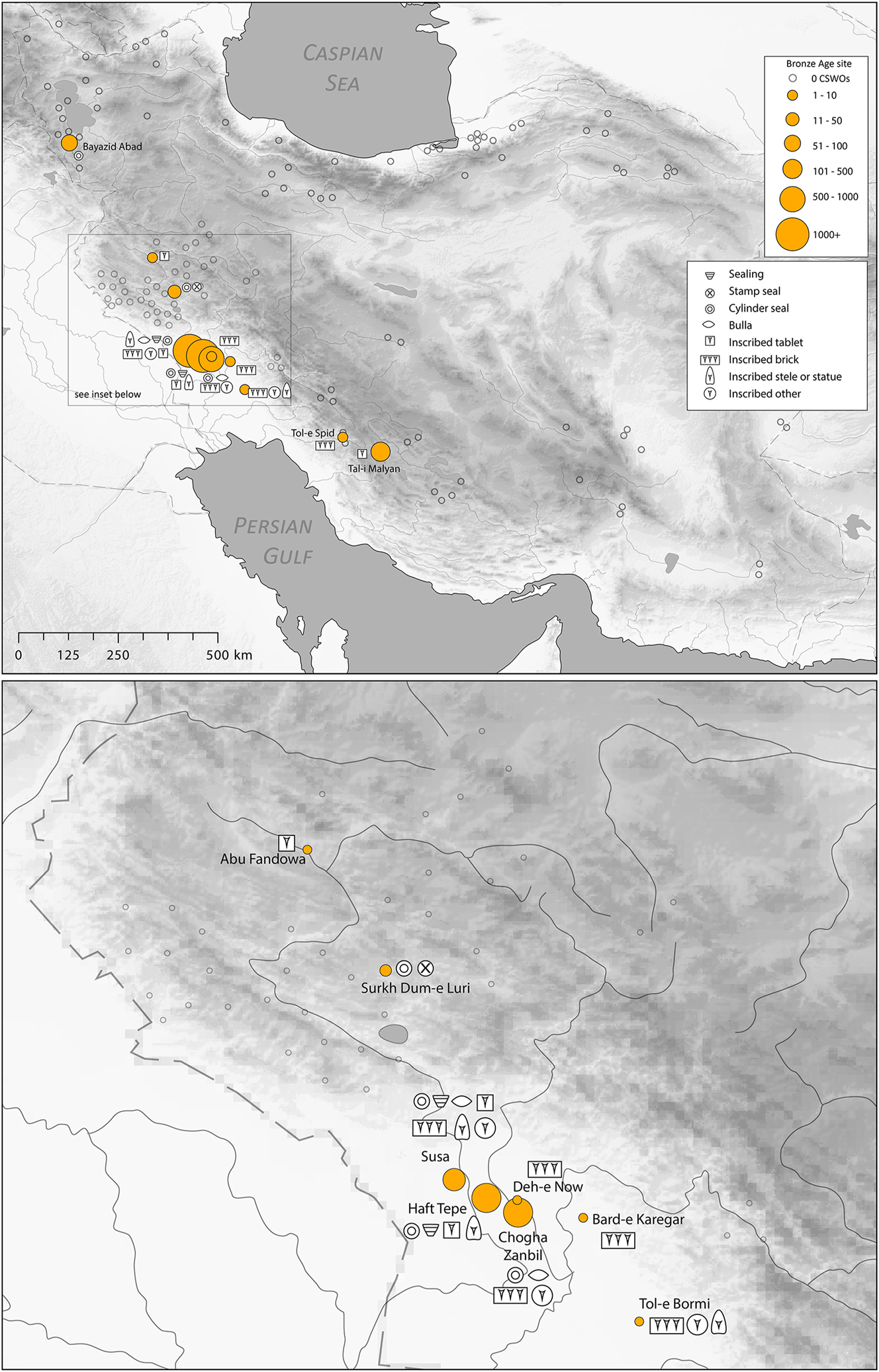 Figure 21:
Map of CSWOs from Late Bronze Age sites of Iran.