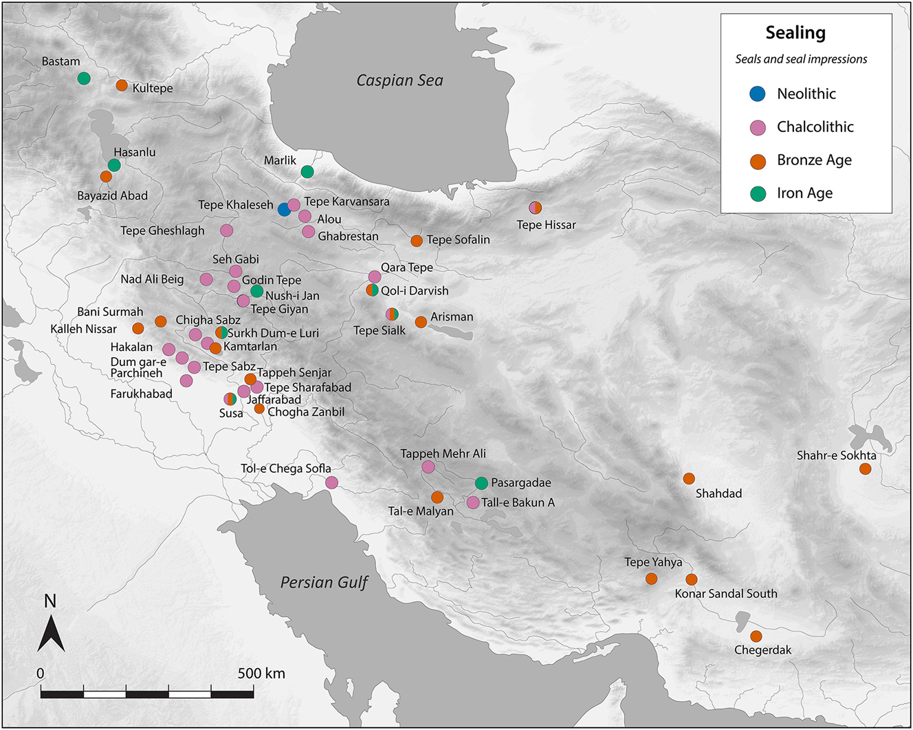 Figure 25:
Sealing in Iran through time.