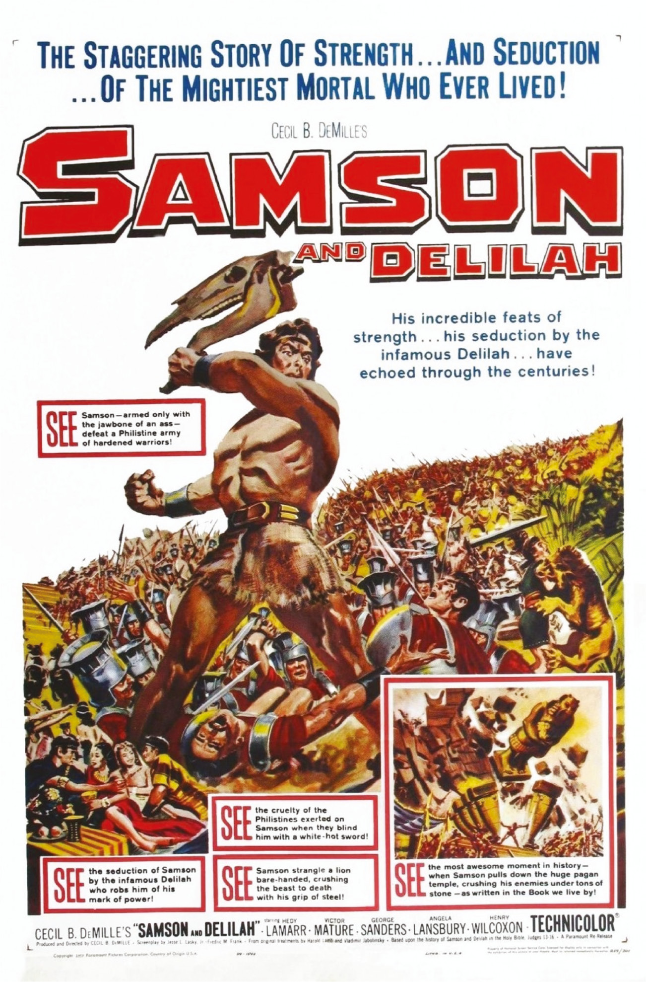 Appendix 1: Cecil B. DeMille, Samson and Delilah (1949). Paramount Pictures.