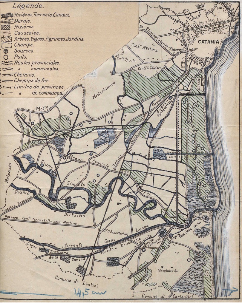 Fig. 4 Map of San Guiseppe La Rena.