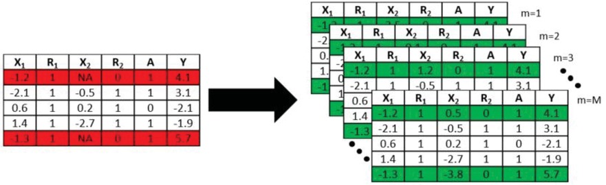 Figure 1 Imputed Data via MI