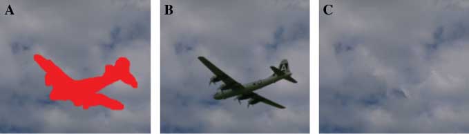 Figure 14 Large Object Removal in Photograph: Patch Size 9×9.