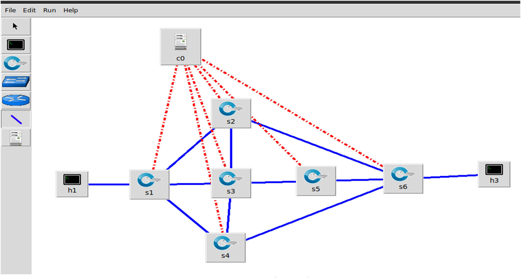 Figure 7 
               Network topology 2.
            