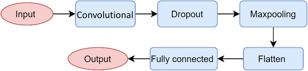 Figure 5 
                  The CNN structure.
               