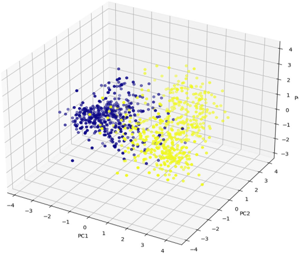 Figure 3 
                  3D data visualization.
               