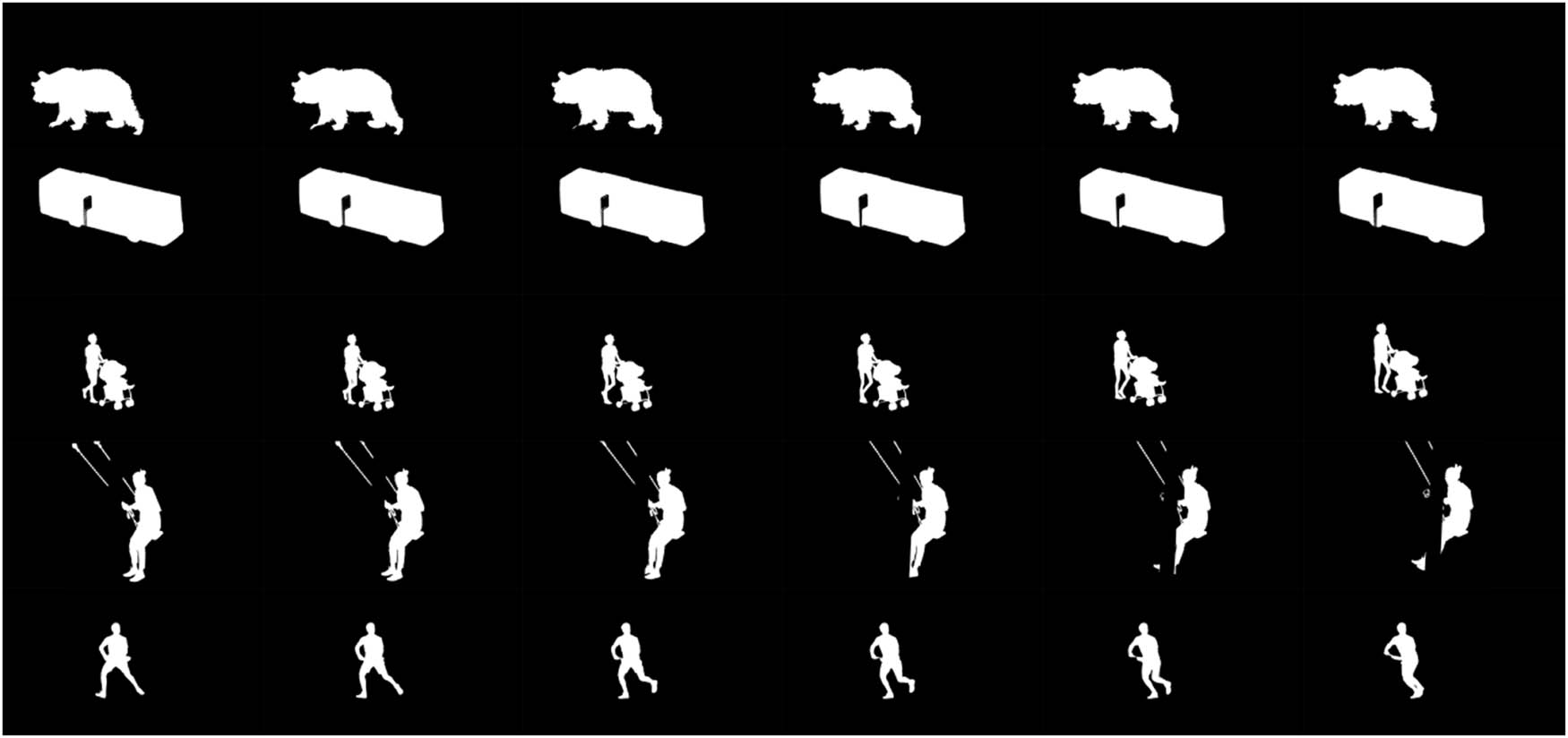 Figure 3 
                  The real-time effect of object segmentation.
               