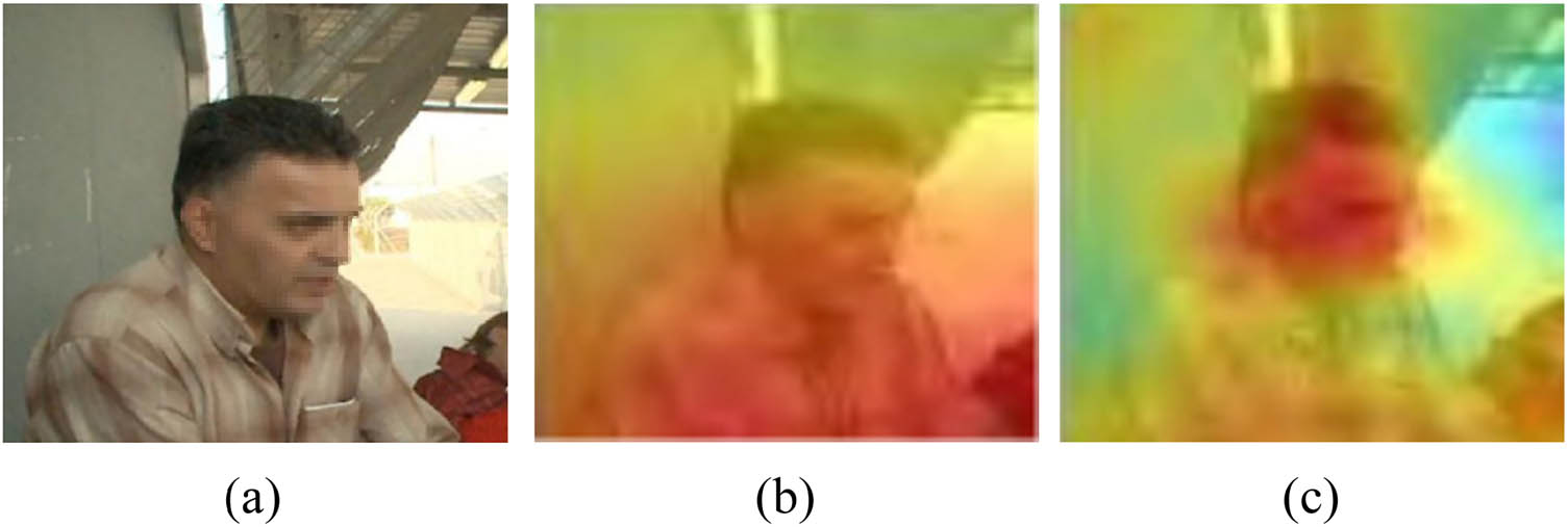 Figure 7
Different attention visualization results: (a) original image, (b) SeNet, and (c) proposed method.