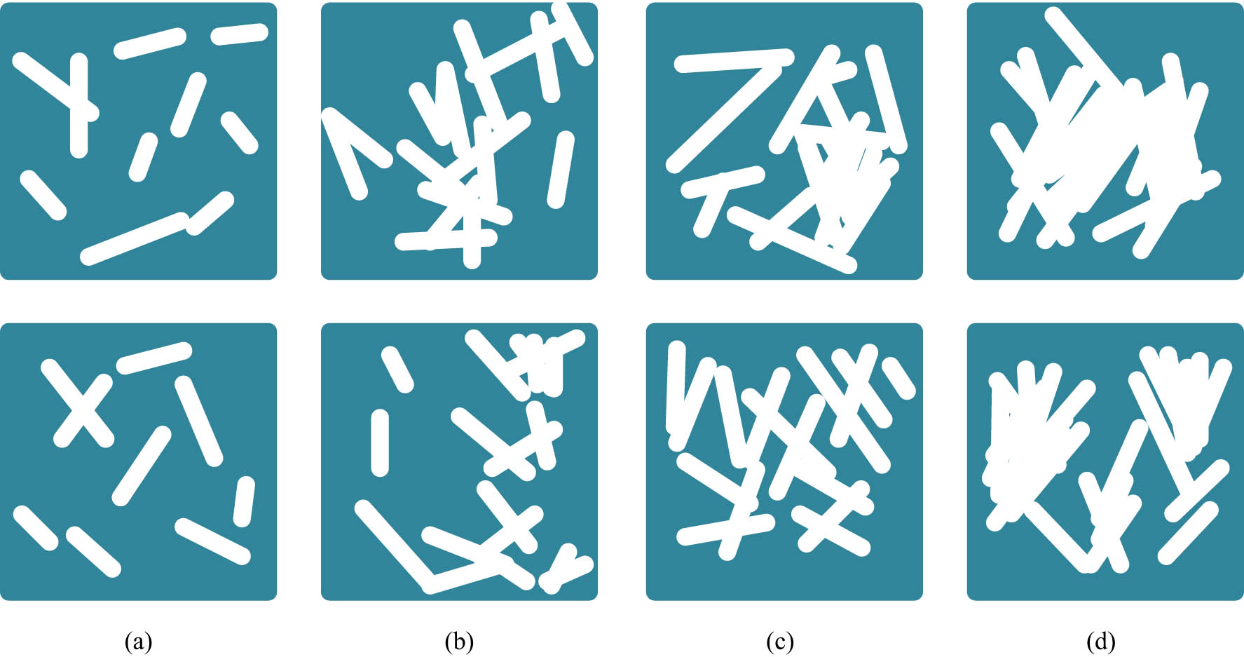 Figure 5
Masked data samples at different scales: (a) 0–20%, (b) 20–30%, (c) 30–40%, and (d) 40–50%.