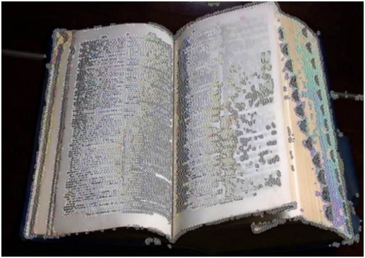 Figure 3
Detecting text in book frame.