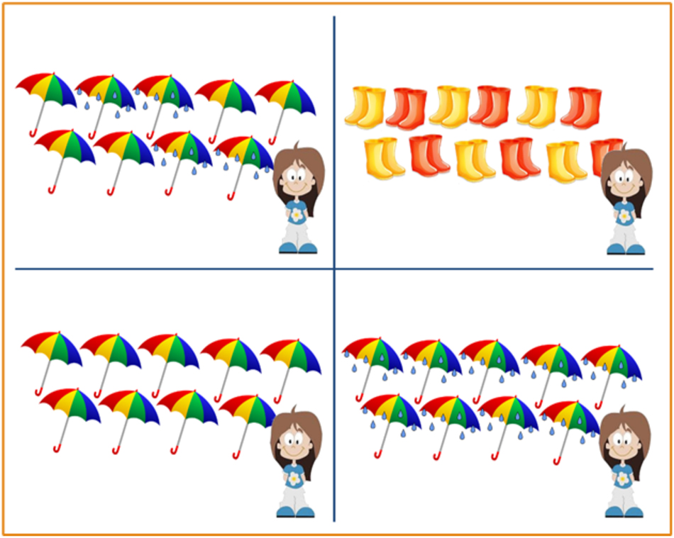 Figure 2: 
List of pictures for the survey.
