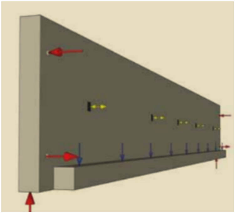 Figure 1 
               L-shaped slender spandrel [1].
            