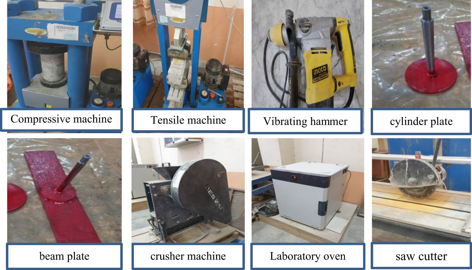 Figure 3
Instruments and machines used in laboratory work.