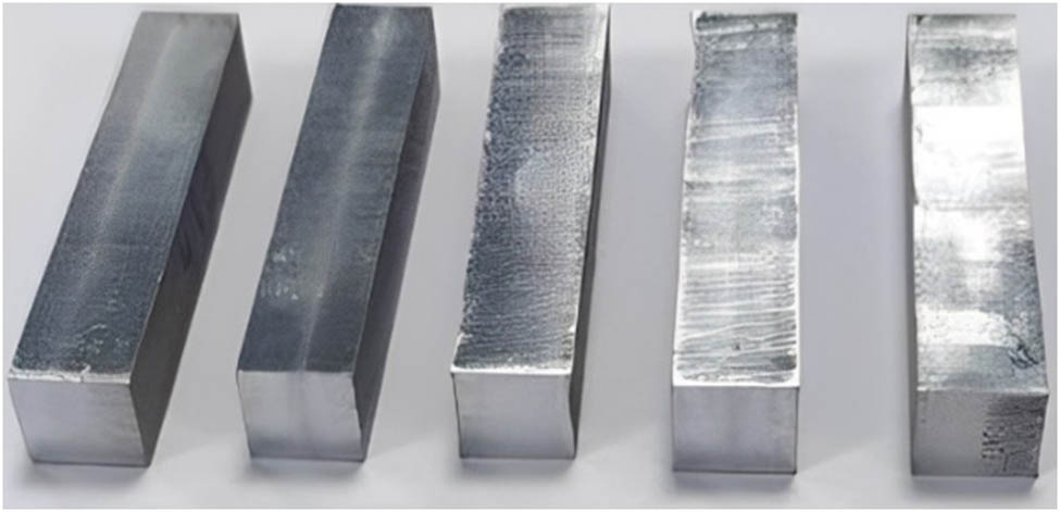 Figure 1 
                  Final fabricated composites.
               