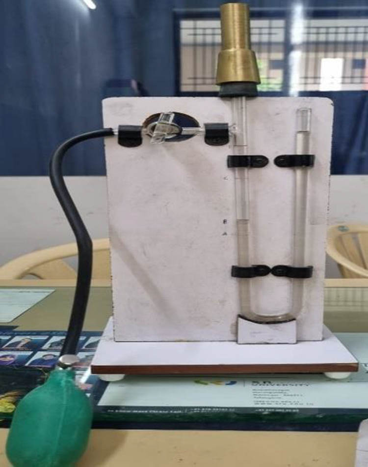 Figure 5 
                  Blaine air permeability apparatus for specific surface area.
               