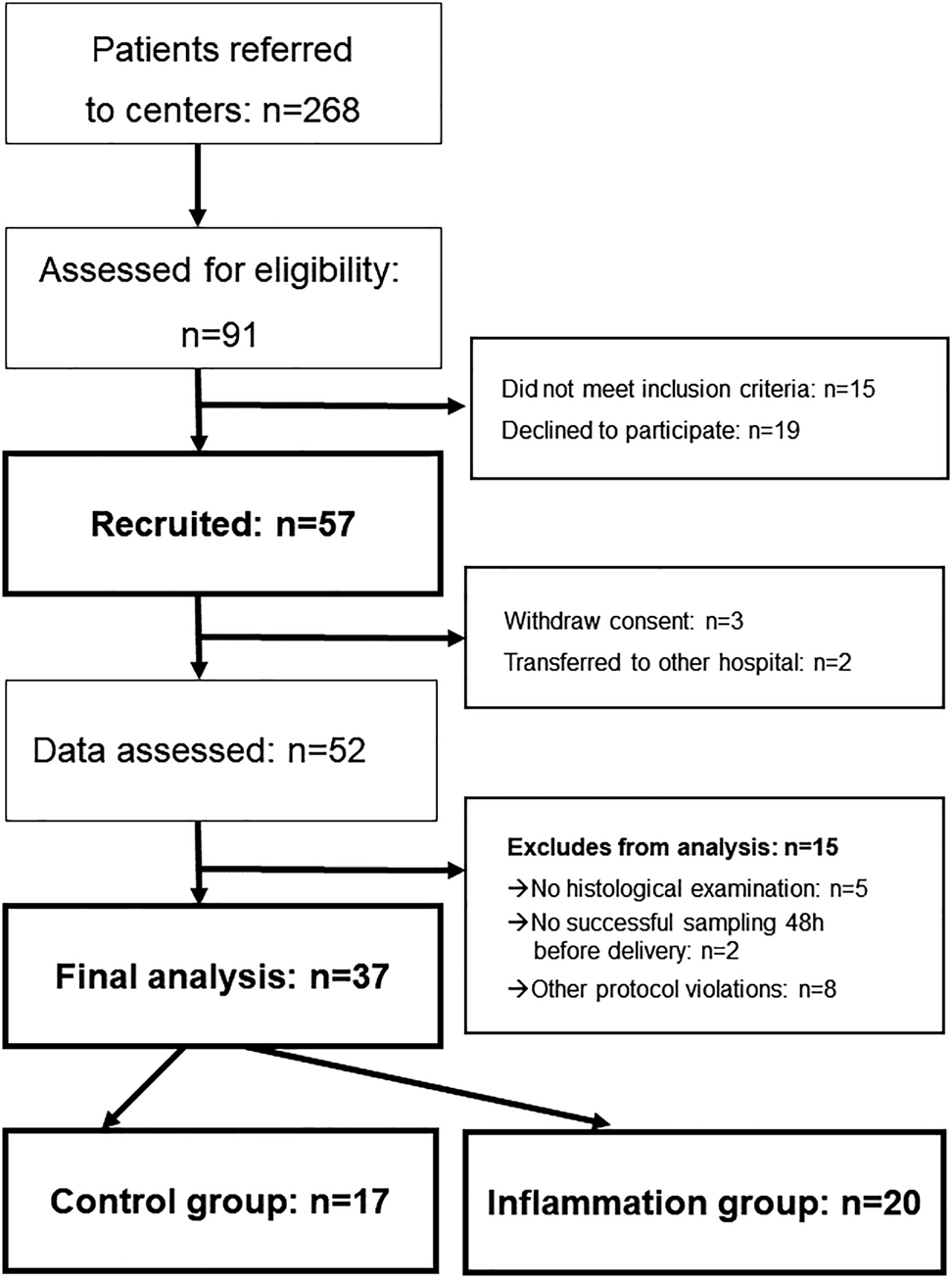 Figure 2: Patient recruitment flow diagram.