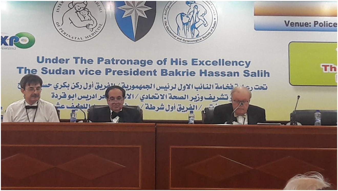 Figure 7: 
Members of International academy of perinatal medicine at Khartoum meeting dedicated to maternal mortality.