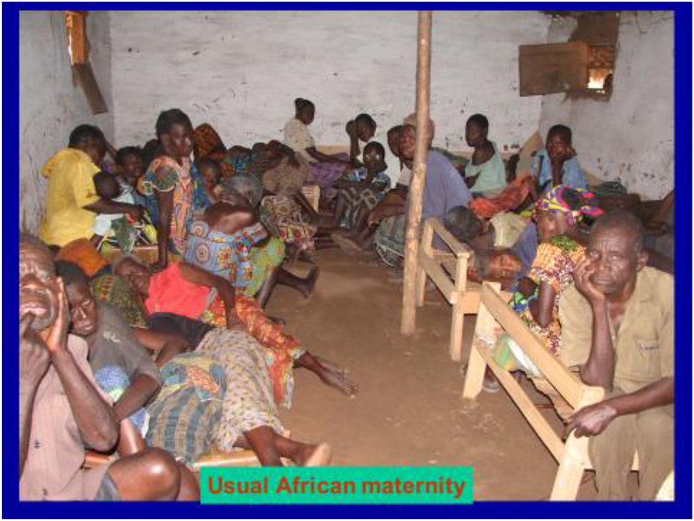 Figure 8: 
Typical maternity ward in sub-Saharan Africa.