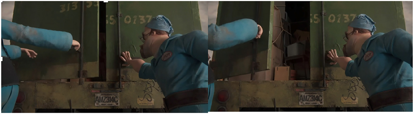 Figure 21: 
‘Twang’ sound effect representing outwards action trajectory.
