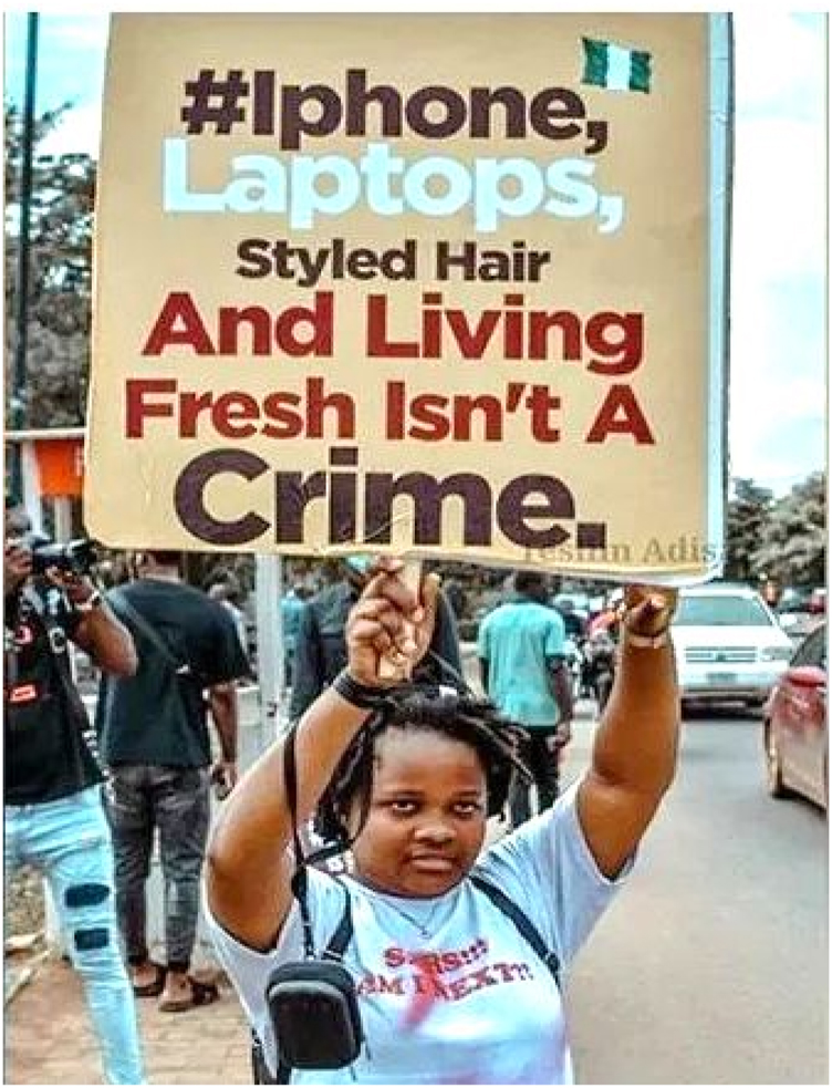 Figure 3: 
Living fresh isn’t a crime.
