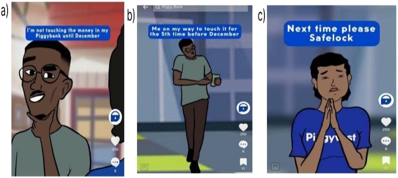 Figure 9: 
Piggyvest and safelock.
