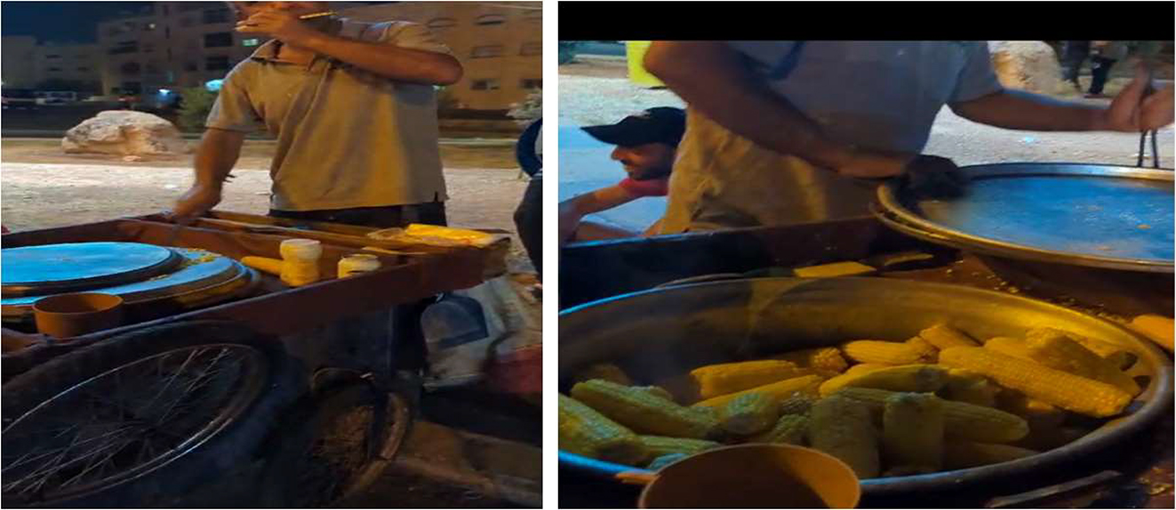 Picture 3: 
Street vendor’s musical invitation.
